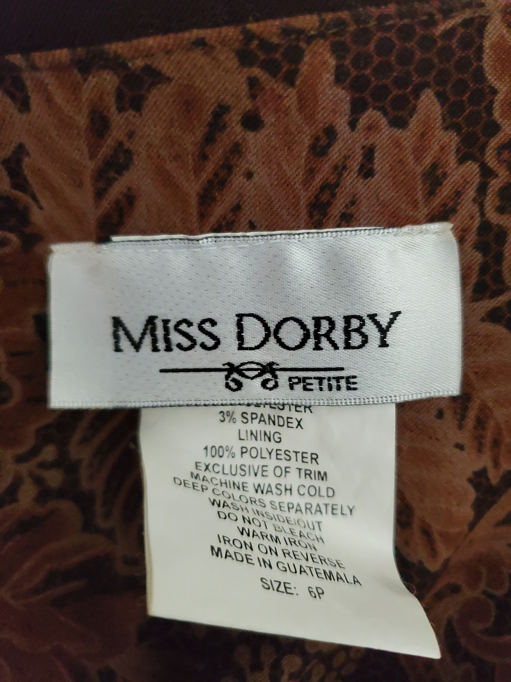 Warm Tone Floral Button-Front Blazer - Picture 3 of 3